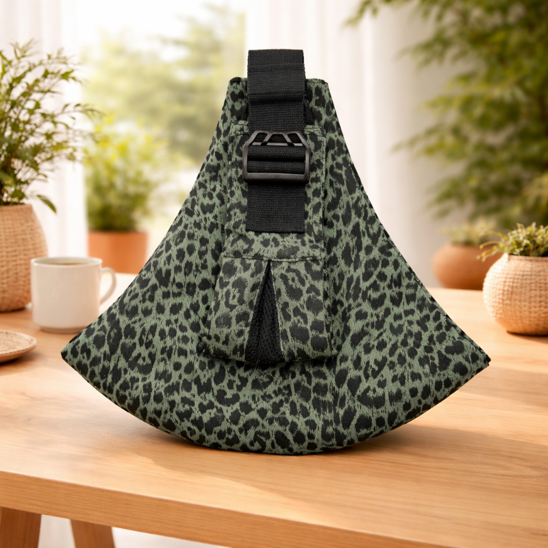 bébé porte en écharpe ergolarge vert