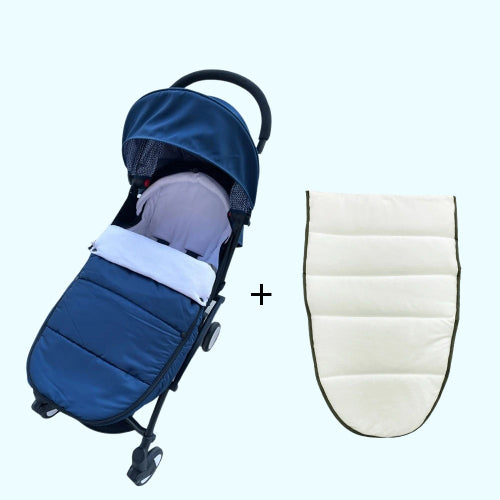 chancelière poussette cocoonia bleue  couette amovible