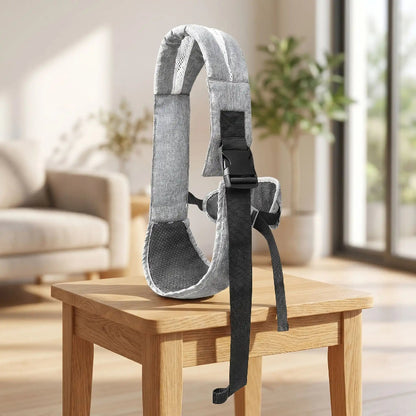 écharpe de portage ergonomique grise