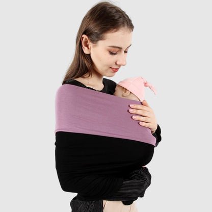 porte bébé écharpe bonding nomade violet noir