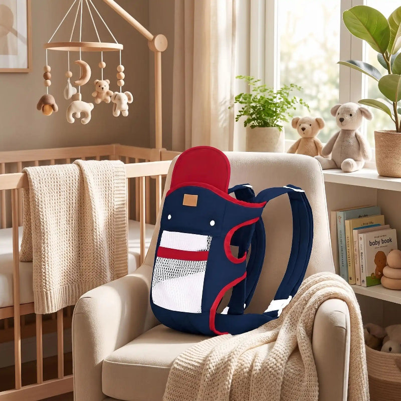 porte bébé ergonomique câlin bleu aéré