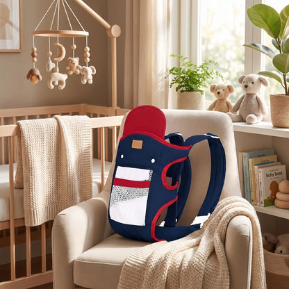porte bébé ergonomique câlin bleu aéré