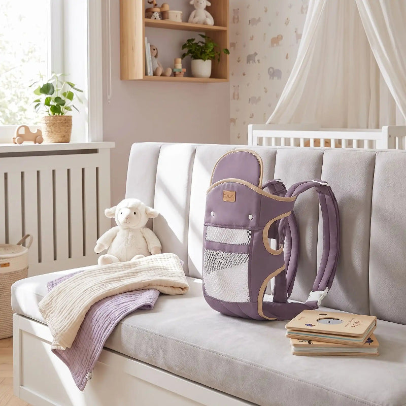porte bébé ergonomique câlin gris aéré