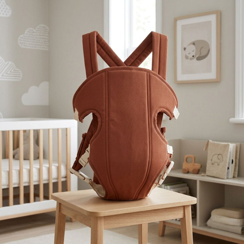 porte bébé petit voyageur marron
