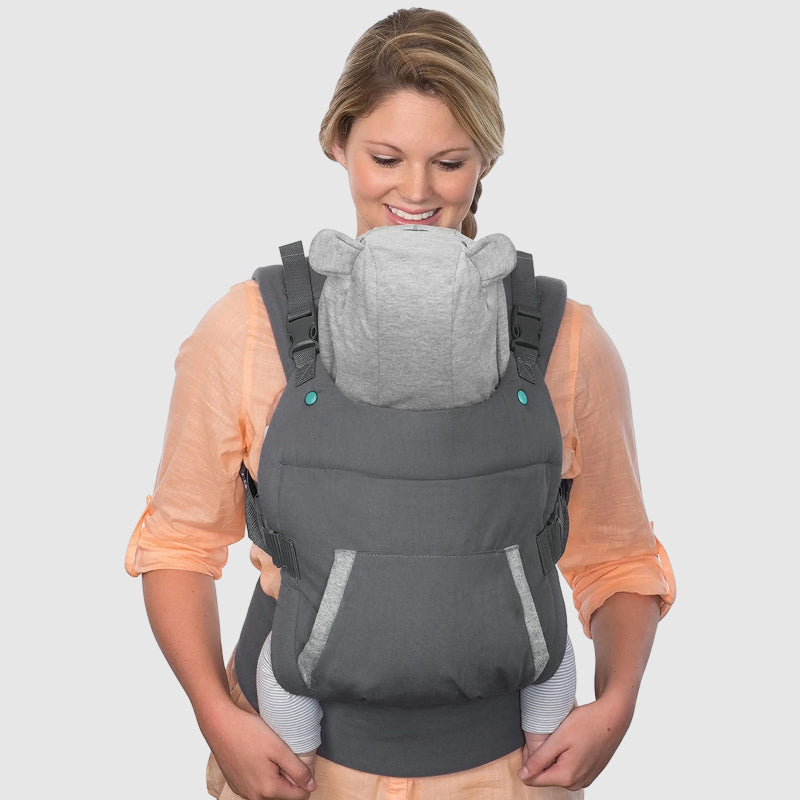 porte bébé physiologique confort doudou maman regarde bébé