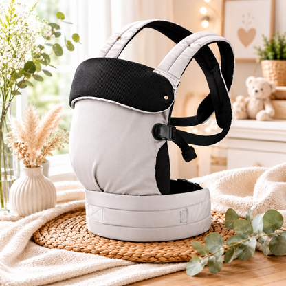 porte bébé physiologique gris confort optimal