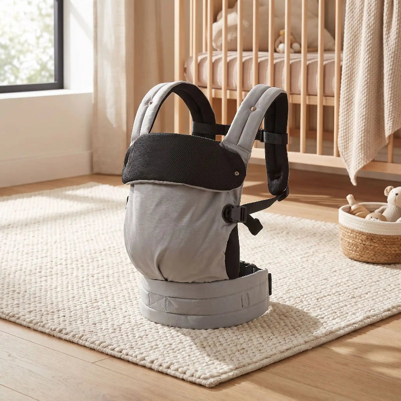 porte bébé physiologique gris confort optimal