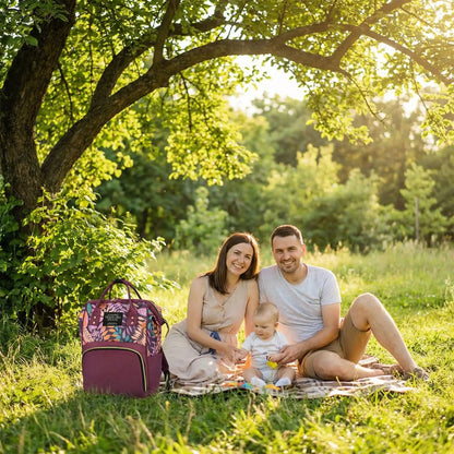 Sac à dos à langer | Elégance Florale™