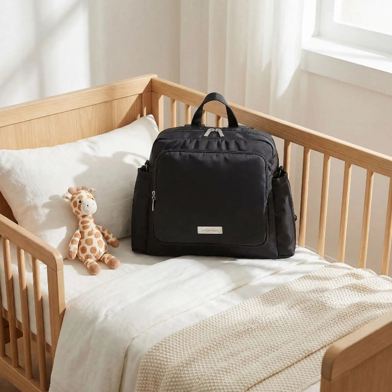 sac à langer à dos maman express noir