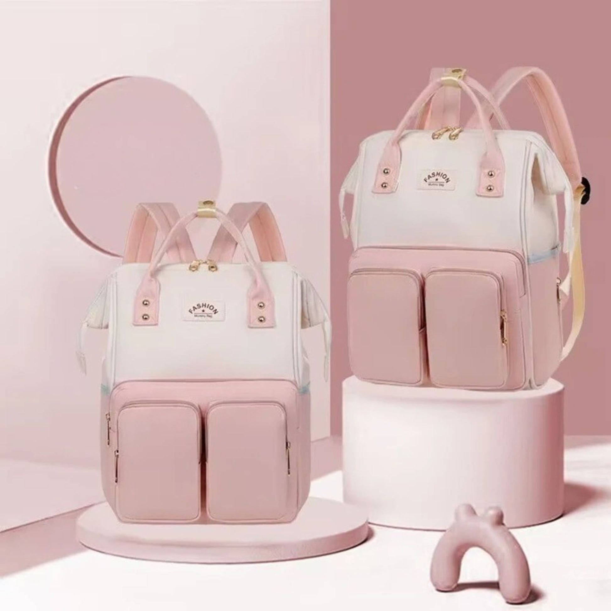 sac à langer bébé rose organiseur pratique