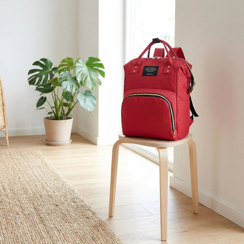 sac à langer bébé rouge élégance maternelle