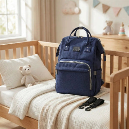 sac a langer bleu multifonction elegant