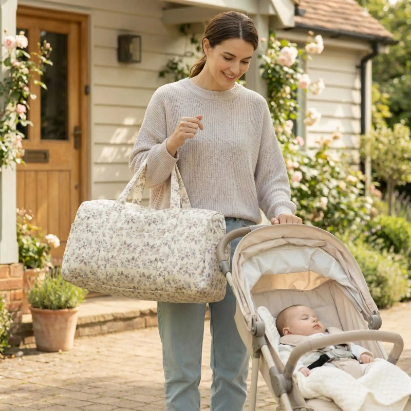 sac à langer douce floraison maman pousse bébé